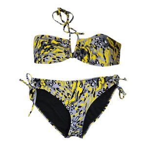 Twentyone Animal Print String Bikini 2pc Swimsuit Matching Bathing Suit Swimwear